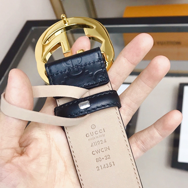 スーパーコピーグッチベルト素材ディテール